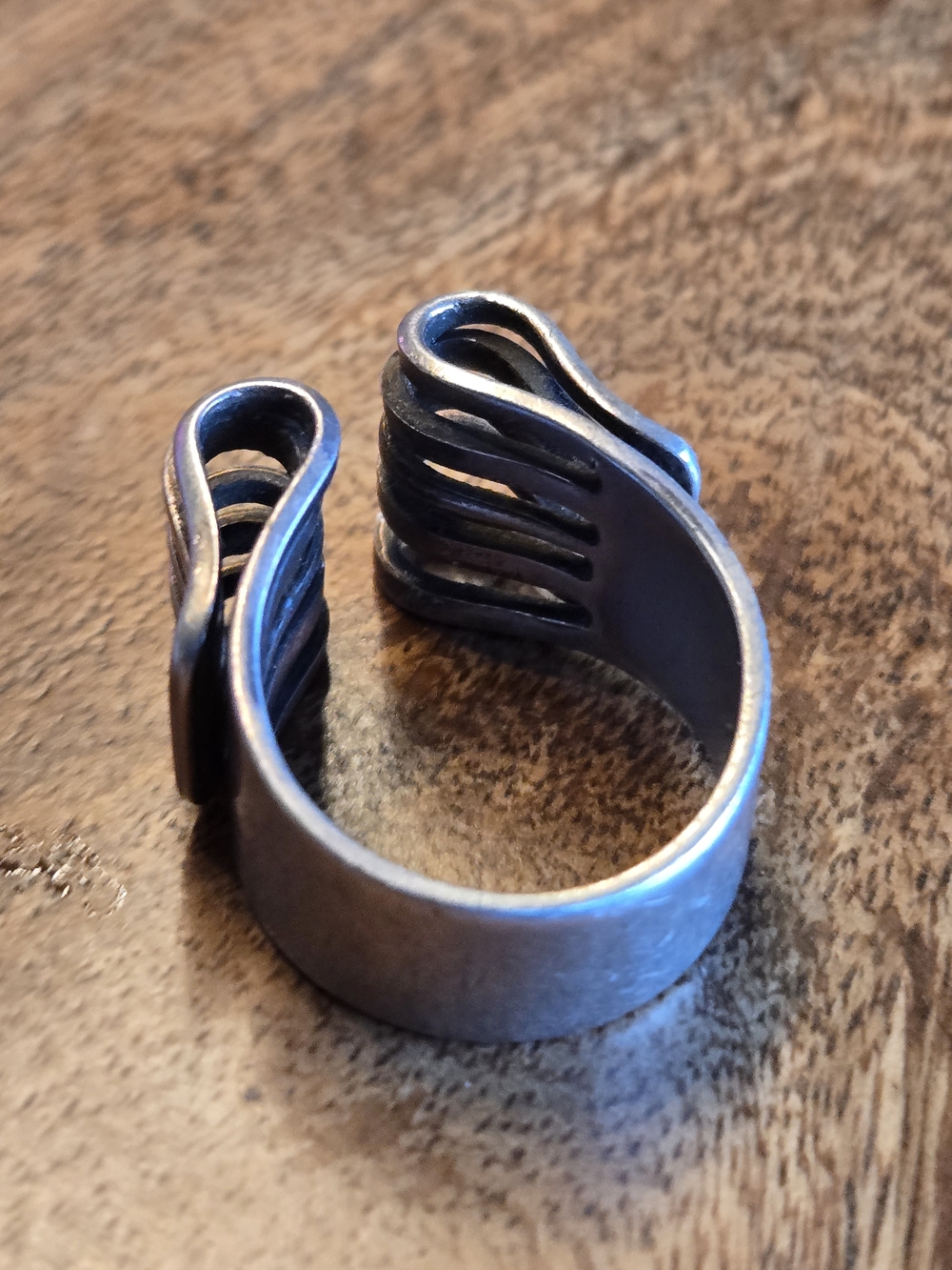 VINTAGE Anna Greta Eker Sterling Silver NORWAY Jester Ring - Picture 5 of 9